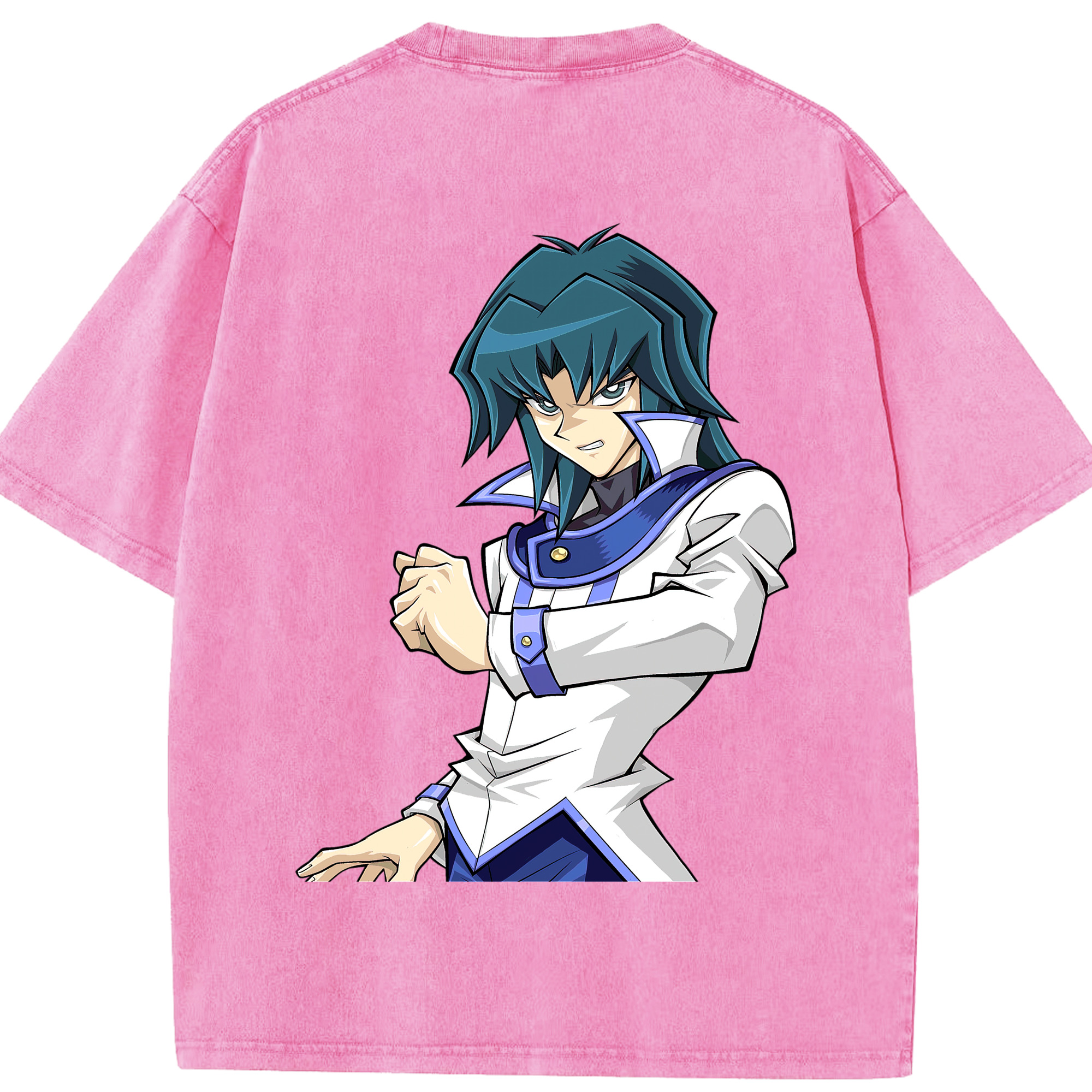 （画像用） 遊☆戯☆王 Yu-Gi-Oh! 綿100% ヴィンテージ風 半袖Tシャツ（背面プリント）